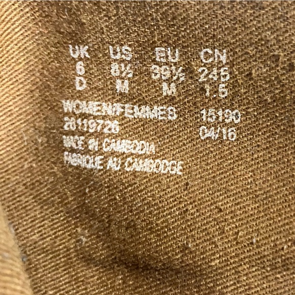 Clark Breccan Myth Tan Rust Suede Boots Booties Size 8.5M - Picture 9 of 10